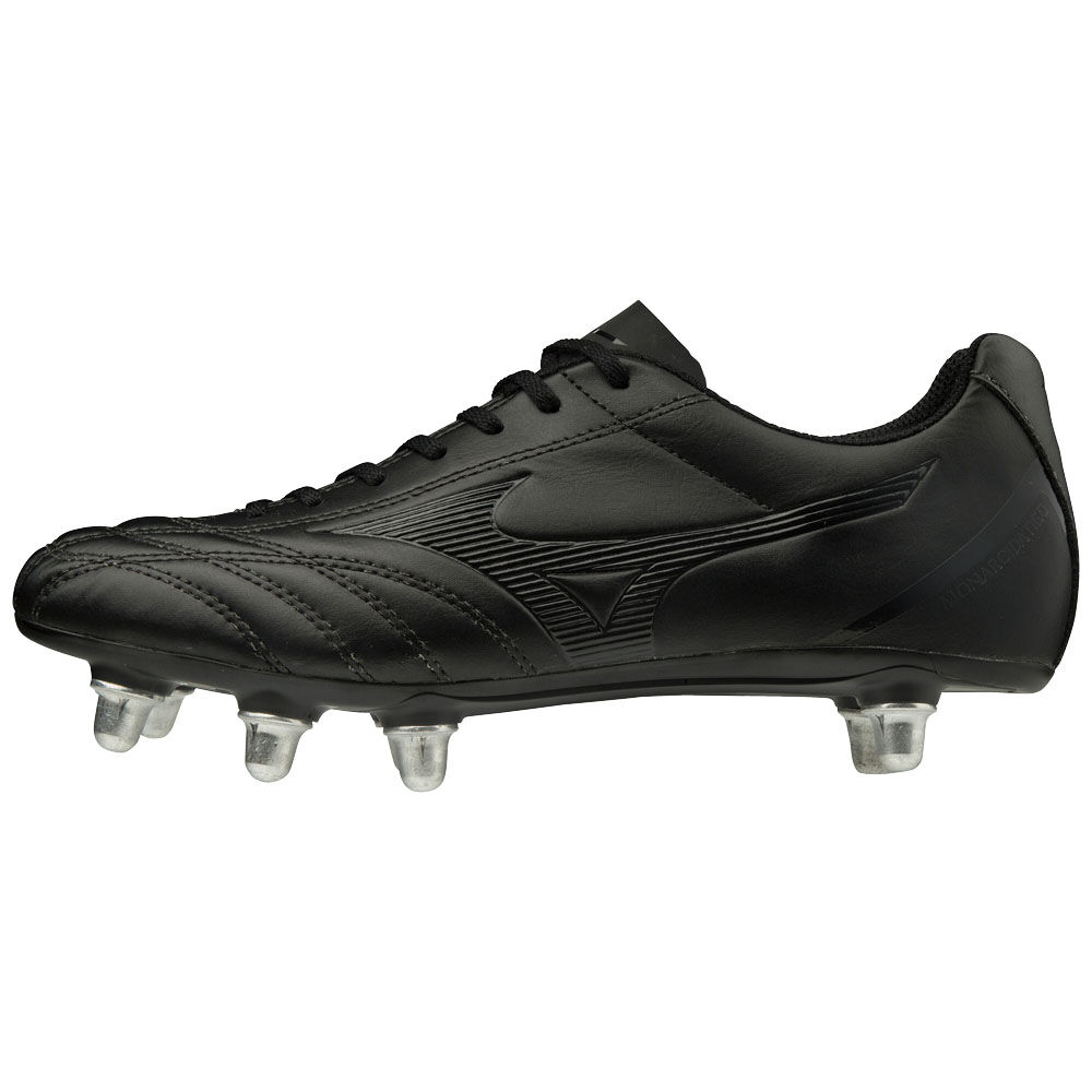 Mens Mizuno Monarcida Neo Rugby SI Rugby Boots Black Philippines (HSKNZP983)